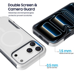 Coque de téléphone portable magnétique antichoc de haute qualité pour iPhone 17 18 Pro Max, antidérapante, anti-chute, personnalisable - Product Image 6