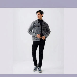 Chaquetas de lona vaquera para hombre, impresas, de alta calidad, más vendidas, al por mayor, personalizadas, para uso urbano, impermeables y cortavientos para invierno. - Product Image 3