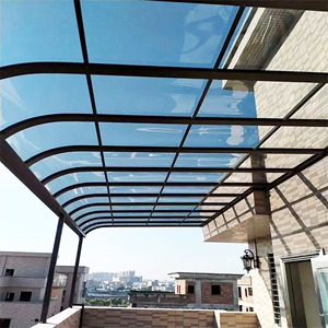 Auvents de style moderne <span class=keywords><strong>en</strong></span> <span class=keywords><strong>polycarbonate</strong></span> résistant aux UV, fabriqués par Starshine, conçus <span class=keywords><strong>pour</strong></span> durer, sur un cadre <span class=keywords><strong>en</strong></span> aluminium robuste - Product Image 1