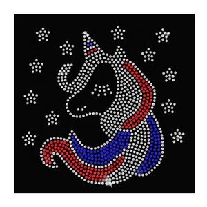 Motivo de Cristal Termotransferible Personalizado con Diseño de Mariposa de la Libertad del Día de la Independencia de EE. UU. - Product Image 5