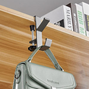 Crochets pliables créatifs pour économiser de l'espace, organisateur de bureau à domicile, <span class=keywords><strong>crochet</strong></span> latéral en aluminium pour table - Product Image 6