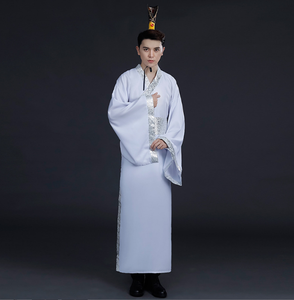 Ecoparty-Costumes de chevalier chinois, kimono traditionnel chinois, scène ethnique vintage, cosplay, costume de danse, Hanfu - Product Image 2