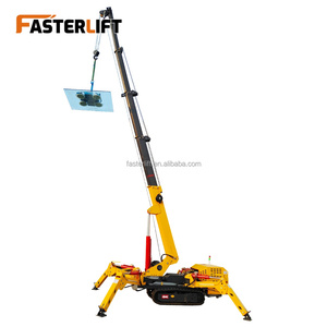 Gru idraulica Mobile del ragno municipale con il braccio di sollevamento del braccio della cabina per gli spazi stretti - Product Image 2