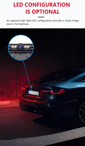 Plaque d'immatriculation européenne vue arrière caméra de recul haute définition Vision nocturne caméra de recul étanche vue arrière de voiture - Product Image 3