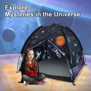 Carpa <span class=keywords><strong>de</strong></span> Juego Infantil Plegable Personalizada <span class=keywords><strong>para</strong></span> Interiores, Casa <span class=keywords><strong>de</strong></span> Juego <span class=keywords><strong>para</strong></span> Niños, Carpa Espacial <span class=keywords><strong>de</strong></span> Poliéster con Estampado del Cosmos - Product Image 6