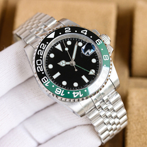 Logo personalizzato di lusso da uomo <span class=keywords><strong>automatico</strong></span> meccanico vetro zaffiro in acciaio inossidabile cinturino Designer Casual Business Watch - Product Image 4