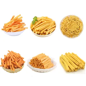 Jinan extruded salad corn chips snack making machine twin screw extruder