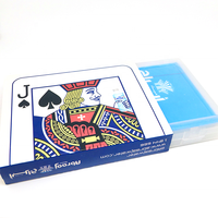 Boîte double en plastique transparente et étanche, conçue sur mesure pour les cartes à jouer, avec logo personnalisé, promotions pour les joueurs de poker, Kingshows