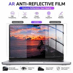 ฟิล์มกันแสงสะท้อนแบบ AR สำหรับ MacBook Air 13.6 นิ้ว ป้องกันรอยนิ้วมือ ภาพคมชัดระดับ HD  ผลิตตามสั่งจากโรงงาน - Product Image 1