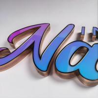 Lettres en relief 3D LED personnalisées pour enseignes de magasins et bâtiments d'entreprises - Publicité et décoration latérales avec transformateur