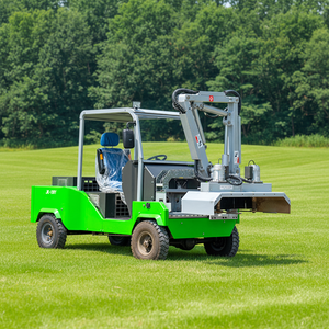 Equipo Eléctrico de Gestión de Vegetación sobre Orugas - Cortasetos Automático con Batería LiFePO4 para Paisajismo Profesional - Product Image 1