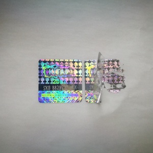 Dynamic Flower Moving Hologram Adhesive <strong>Sticker</strong> Tiny Small Size <strong>Printable</strong> PET Material Anti-Counterfeit <strong>Sticker</strong> for Pet Use - Product Image 6
