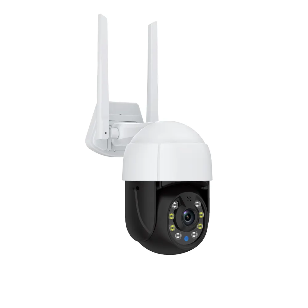 Mini système d'alarme de surveillance extérieure ptz ip wifi hd 360 p, Wlan, mini système de sécurité sans fil, avec caméra vidéo, vision infrarouge