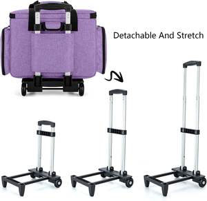 Échantillon gratuit 2025 Mode Grande capacité Sac de transport portable pour machine à coudre Sac de transport pour machine à coudre de voyage - Product Image 4