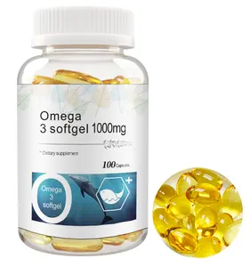 Yüksek kaliteli derin deniz balığı yağ kapsülü Omega 3 Softgel