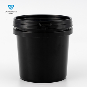 Hot Bán 1L Màu Đen Dễ Dàng-Mở PP Nhựa <span class=keywords><strong>Jar</strong></span> Cấp Thực Phẩm Snap-Nắp Container Tùy Chỉnh Tùy Chọn Cho Bột Gia Vị Cho Salad Lưu Trữ - Product Image 1