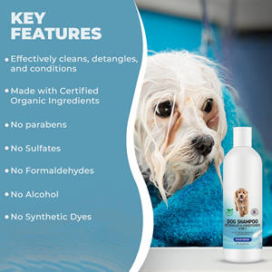 Ingrédients biologiques Shampooing <span class=keywords><strong>anti</strong></span>-démangeaisons <span class=keywords><strong>pour</strong></span> animaux de compagnie Shampooing <span class=keywords><strong>pour</strong></span> chiots et chiens 4 en 1 avec 4 parfums - Product Image 5