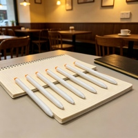 Bolígrafo de Gel de Plástico Negro de Alta Calidad YF PEN, Bonito y Promocional, con Punta de 0.5 mm, para Firmas, con Impresión Digital, para Pruebas Escolares y Aprendizaje de Estudiantes