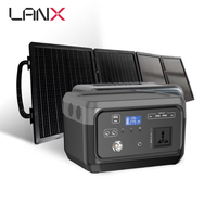 Estación de Energía Portátil de Gran Capacidad de 1000W 300W con Pantalla LED, Carga Solar y Luz LED
