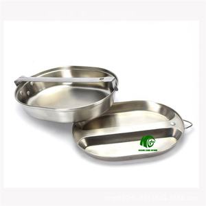 Kit KANGO gessetto 304 in acciaio inossidabile pentole da campeggio Kit tattico da mensa per campeggio - Product Image 5