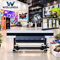 1,6m Hoge Snelheid voor Grootformaat Eco Solvent Digitale Inkjet Printer Plotter 8 Kleuren Binnen/Buiten Nieuw 600dpi Flex Top Verkoop