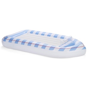 Cama Inflable de PVC Tipo Bote, Colchón de Aire de 74*40*15 Pulgadas para Niños, para Dormir en Interiores, Dormitorio, Camping, Playa y Diversión al Aire Libre - Product Image 1
