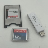 Tarjeta Compact Flash Plc 128mb/256/512/1g/2g + Adaptador cf-pcmcia + SSK para Producto en Garantía