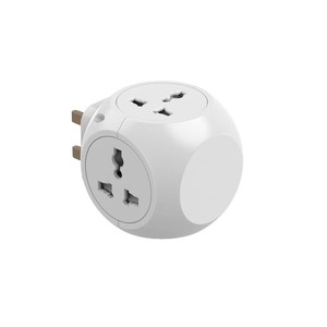 4-Outlet UK <b>Plug</b> Travel <b>Adapter</b> Type-C Port Fast Wall Charger for Mobile Phones Laptops Earphones Smart Watch-18W Output <b>Power</b> - Product Image 1