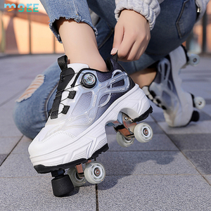 Patins à roulettes déformables 2-en-1 SeeMore avec roues amovibles et double rangée de roues invisibles - Product Image 2