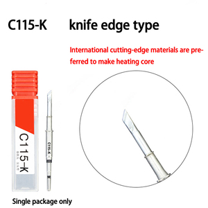 Pointe de fer à souder <span class=keywords><strong>OSS</strong></span> C115 K/IS/I compatible avec la station de soudage T12, noyau chauffant de remplacement pour la réparation de téléphones - Product Image 5