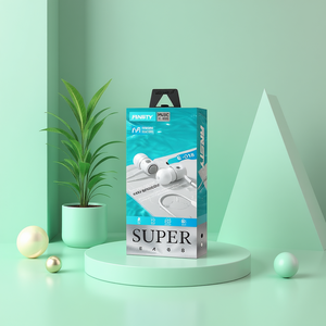 Auriculares Ansty Music E-018 Super Bass con Cable, Color Blanco, 1.2 Metros - Product Image 2