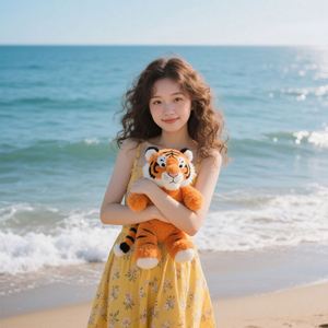 Wholesale Hot Selling Orange Tiger Factory Direct Sales Tiger Stuffed Animal Plush Toy Best Sell Tiger Plush - Product Image 1