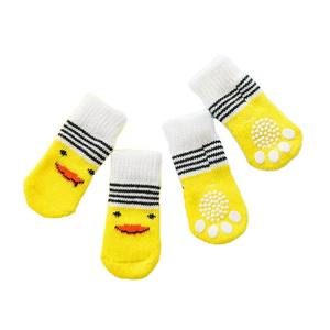 2025 calcetines con estampado de animales para perros Calcetines antideslizantes para perros lindos 2 pares de calcetines para perros Navidad - Product Image 1