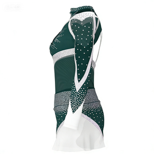 Spandex para Porristas - Comprar Traje Blanco de Porrista, Uniformes de Porristas - Product Image 5
