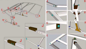 หลังคาโรงรถคุณภาพสูง <span class=keywords><strong>QIA</strong></span> HE LC-2 สำหรับกลางแจ้ง ทำจาก PVC พร้อมโครงเหล็ก กันน้ำ ปรับแต่งสีได้ ทนทาน ใช้เป็นหลังคาคลุมรถ - Product Image 4