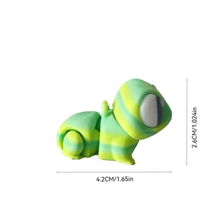 Bán buôn tùy chỉnh <span class=keywords><strong>3D</strong></span> in Ếch nhựa từ động vật mô hình lấy cảm hứng từ đông lạnh xu hướng đồ chơi trẻ em OEM Nhà cung cấp - Product Image 5