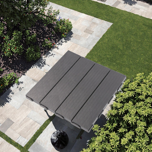 300*300*20Mm DIY Composite Gạch Vuông Cà Phê <span class=keywords><strong>WPC</strong></span> Sàn Gỗ Nhựa Decking Ngoài Trời Châu Á Phong Cách Thiết Kế Interlock Hội Đồng Quản Trị - Product Image 3