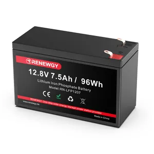 Baterai Litium Besi Fosfat 96Wh, Baterai Skuter Mobilitas 12.8V 7.5Ah
