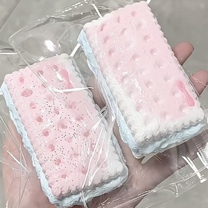 Juguete Antiestrés de Goma Transparente con Textura de Arcilla Ultrasuave, Tipo Galleta de <span class=keywords><strong>Soda</strong></span> Rellena, de Rebote Lento, Pegajoso, de TPR y PVC - Product Image 2