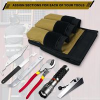 Bolsa de Herramientas MELOTOUGH con Asa de Transporte, Bolsa de Herramientas para Hombre, Bolsa de Electricista con 7 Bolsillos, Bolsas para Bombero, Bolsa de Herramientas para Electricista