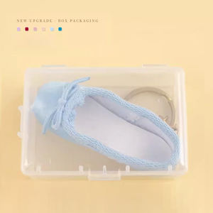 Venta al por mayor hecho a mano Mini satén Pointe zapatos llavero Ballet zapatos llavero bolsa colgante Accesorios - Product Image 6