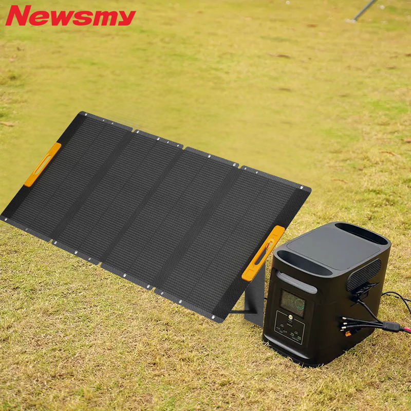 Newsmy 120W High Efficiency Waterproof Foldable Portable Solar