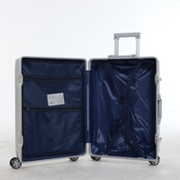 GEMULIN Luxury Aluminium Frame Travel Luggage Set 20 Inch Cabin Case Large Capacity Commode 3pcs Valises Main PC