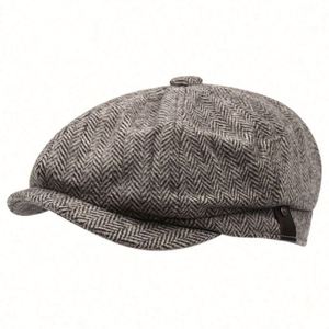 Gorra Newsboy de 8 Paneles con Diseño Espiga de Moda para Hombre, Precio Mayorista Económico - Product Image 2