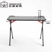 Bureau pour ordinateur de bureau, en Fiber de carbone, en forme de X, pour jeux vidéo