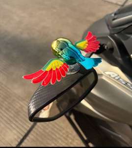 O vento pôs o ornamento esvoaçante do carro do pássaro nenhuma bateria precisou a vibração ativada para a decoração e o presente do painel - Product Image 2