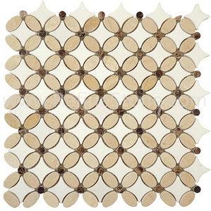 Hiện đại đá <span class=keywords><strong>Mosaic</strong></span> tường sàn gạch tốt bán cho khách sạn nhà bếp backsplash đá cẩm thạch tự nhiên cho phòng tắm tăng cường - Product Image 5