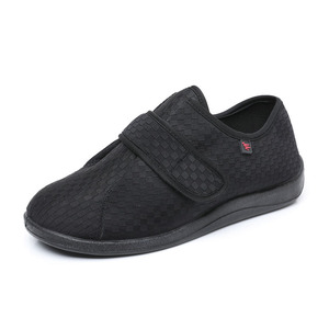 Chaussures de marche OEM/ODM pour hommes et femmes, à bout large, pour diabétiques, avec bande auto-agrippante large, chaussures décontractées pour mères - Product Image 2