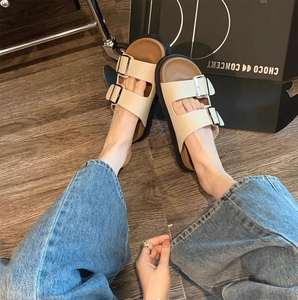 <span class=keywords><strong>Birkenstock</strong></span> sandali da <span class=keywords><strong>donna</strong></span> con suola spessa da <span class=keywords><strong>donna</strong></span> per abbigliamento estivo 2025 nuovo stile alla moda con fibbia per cintura sandali da spiaggia Casual - Product Image 2