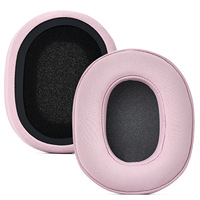Coussinets d'oreille de remplacement pour Skullcandy Hesh 3/ANC/Evo Crusher Wireless, en tissu Yoga doux, respirant, avec mousse à mémoire de forme